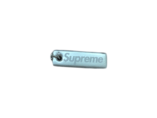 SUPREME SILVER PUFFY KEYCHAIN - ReUp Philly